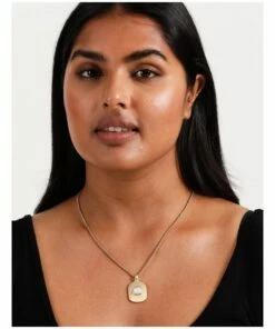 Piper Stone Pendant Gold/White Necklace -RAY-BAN Online Store 859300570 6 720x928