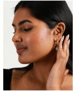 Piper Stone Gold/Mint Drop Earring -RAY-BAN Online Store 859300930 2 720x928