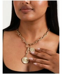 Piper Coin Charm Gold Necklace -RAY-BAN Online Store 859301740 2 720x928