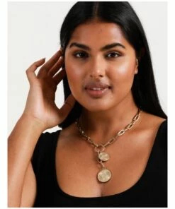 Piper Coin Charm Gold Necklace -RAY-BAN Online Store 859301740 4 720x928