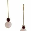 Peter Lang Lyla Champagne Gold/Rose Earrings