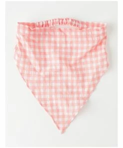 Miss Shop Gingham Faux Pink Bandana
