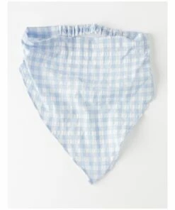 Miss Shop Gingham Faux Blue Bandana