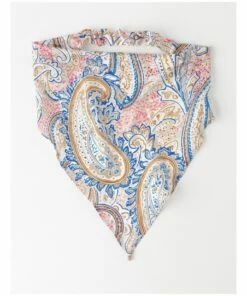 Miss Shop Paisley Faux Blue Bandana