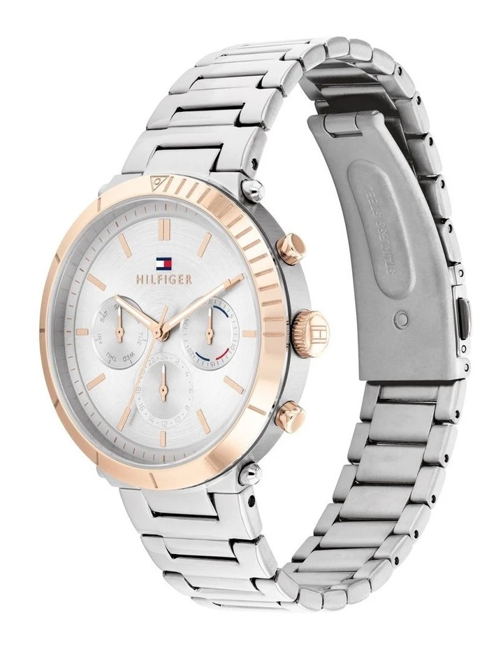 Tommy Hilfiger Emery Stainless Steel Multi Function Silver Watch 1782348 2 Tommy Hilfiger Emery Stainless Steel Multi Function Silver Watch 1782348 - Image 2