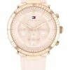 Tommy Hilfiger Multi Function Pink Leather Watch 1782351