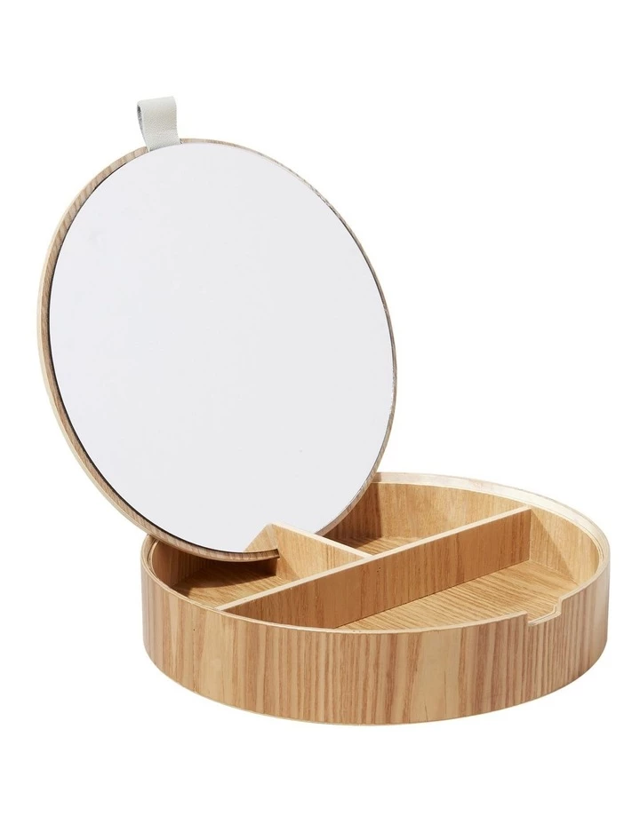 Seed Heritage Wooden Jewellery Box in Wood 2 Seed Heritage Wooden Jewellery Box in Wood - Image 2