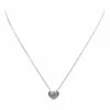 Pure Elements Heart Pendant White Cubic Zirconia Necklace