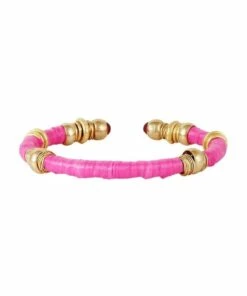 Gas Sari Raffia Pink Neo Bracelet