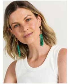 Basque Turquoise/Gold Ball Drop Earring -RAY-BAN Online Store 860223970 4 720x928