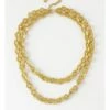 Basque Gold Irregular Link Chain Necklace