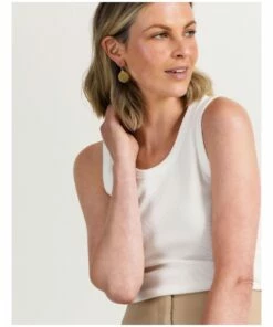 Basque Matte Circle Gold Drop Earring -RAY-BAN Online Store 860224420 2 720x928