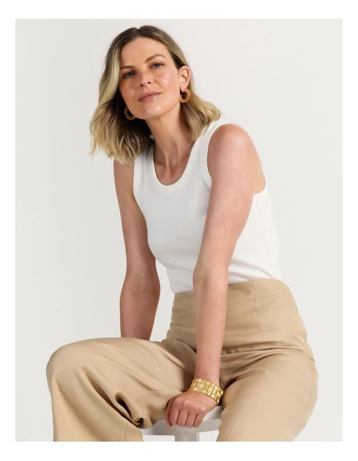 Basque Retro Weave Gold Stretch Bracelet 3 Basque Retro Weave Gold Stretch Bracelet - Image 3