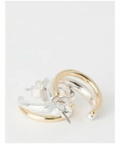 Basque Split Ring Gold/Silver Hoop Earring -RAY-BAN Online Store 860225140 3 720x928