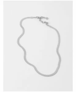Basque Silver Snake Chain Necklace