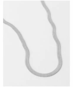 Basque Silver Snake Chain Necklace -RAY-BAN Online Store 860225950 3 720x928