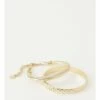 Basque Gold Cuff & Bangle 2 Pack