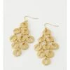 Basque Chandelier Gold Drop Earring