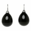 Barcs Pearl Jet Black Earrings