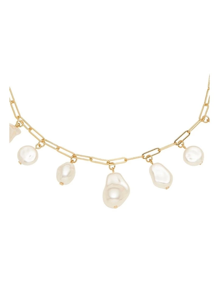 David Lawrence Pearl Charm Ivory Drop Necklace 2 David Lawrence Pearl Charm Ivory Drop Necklace - Image 2