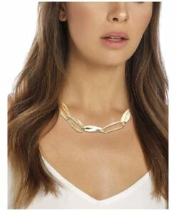 David Lawrence Molten Link Gold Chain Necklace 5 David Lawrence Molten Link Gold Chain Necklace -RAY-BAN Online Store 860518360 3 720x928
