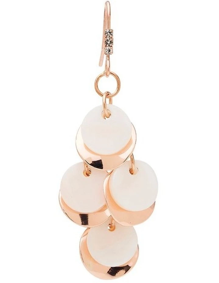 David Lawrence Shell And Metal Natural Drop Earring 3 David Lawrence Shell And Metal Natural Drop Earring - Image 3