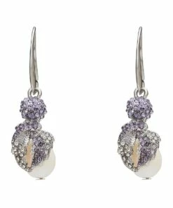Barcs Vintage Leaf Crystal & Pearl Purple Earring 9 Barcs Vintage Leaf Crystal & Pearl Purple Earring -RAY-BAN Online Store 860525020 1 1 720x928