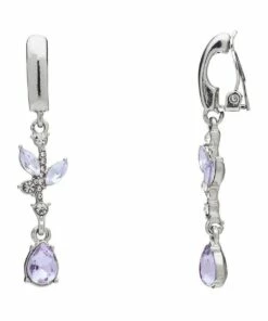 Barcs Vintage Leaf Purple Vine Drop Clip On Earring -RAY-BAN Online Store 860525380 2 2 720x928