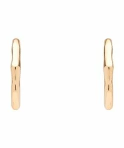 Marcs Irregular Form Gold Hoop Earring