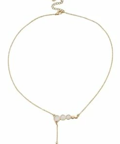 Marcs Natural Drop Bead Necklace