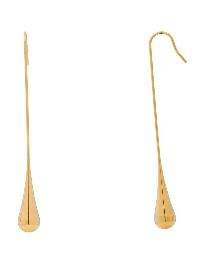 Marcs Gold Tear Drop Earring 2 Marcs Gold Tear Drop Earring - Image 2