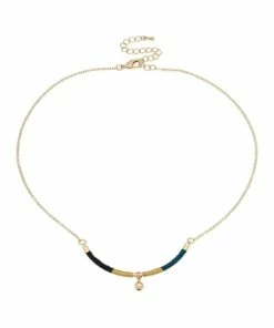 Marcs Thread Mix Green Necklace