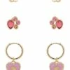 Marcs Flower Heart Burst Pink Earring Multipack