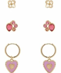 Marcs Flower Heart Burst Pink Earring Multipack