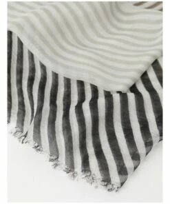 Trent Nathan Modal/Silk Blend Black/White Scarf -RAY-BAN Online Store 860581990 860582170 4 720x928