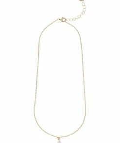 Seed Heritage Pearl Initial Necklace