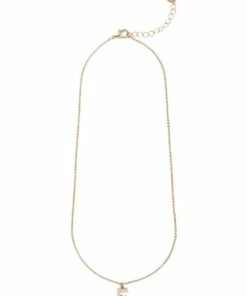 Seed Heritage Pearl Initial Necklace
