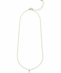 Seed Heritage Pearl Initial Necklace