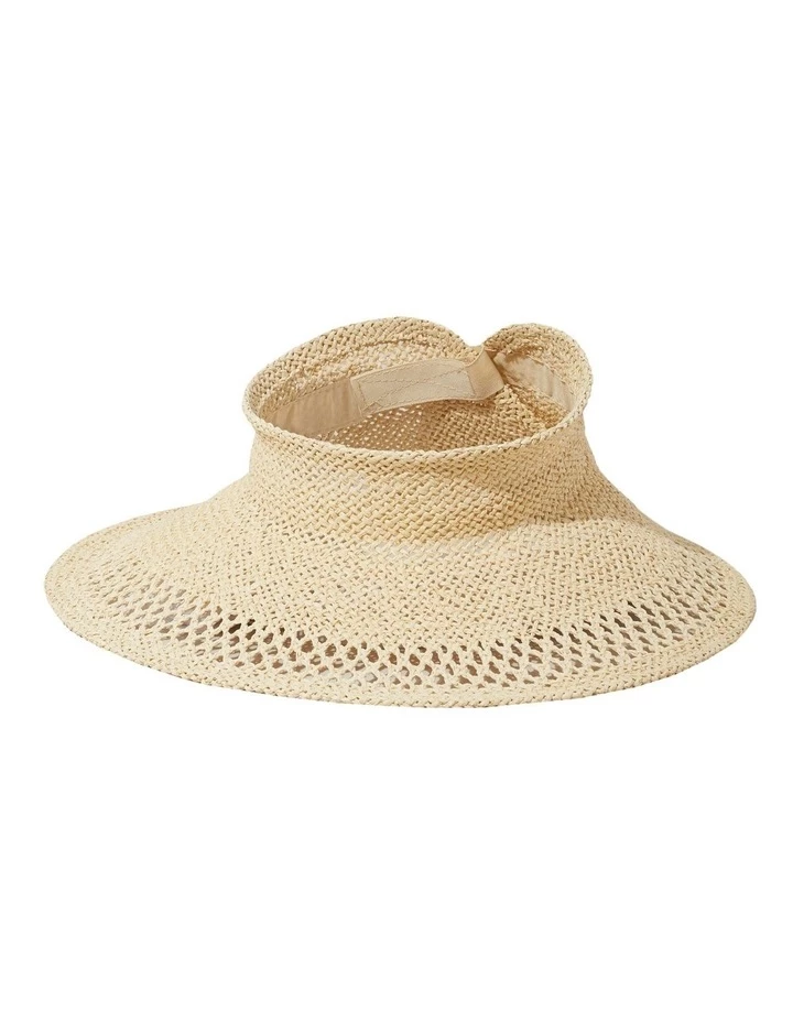Seed Heritage Cutwork Oatmeal Visor 1 Seed Heritage Cutwork Oatmeal Visor
