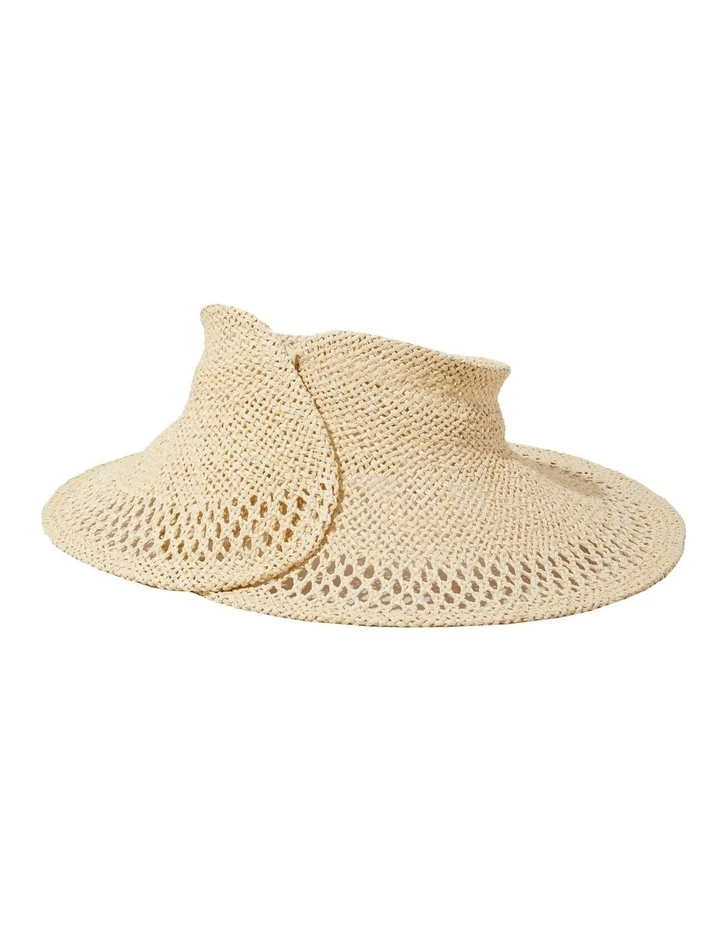 Seed Heritage Cutwork Oatmeal Visor 3 Seed Heritage Cutwork Oatmeal Visor - Image 3