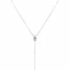 Sally Skoufis Natural Silver Drop Necklace