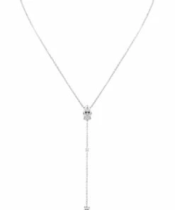 Sally Skoufis Natural Silver Drop Necklace