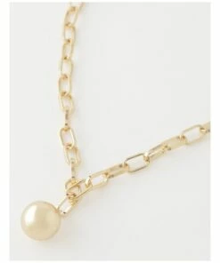 Piper Ball Charm Gold Necklace