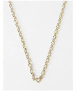 Piper Bezel Stone Gold Necklace