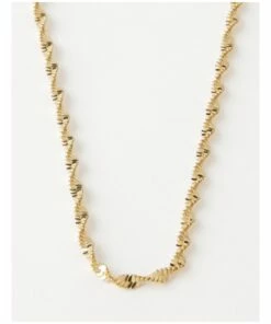 Piper Twist Gold Chain Necklace