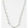 Piper Twist Silver Chain Necklace