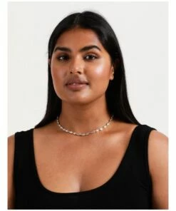 Piper Twist Silver Chain Necklace -RAY-BAN Online Store 864040960 4 720x928