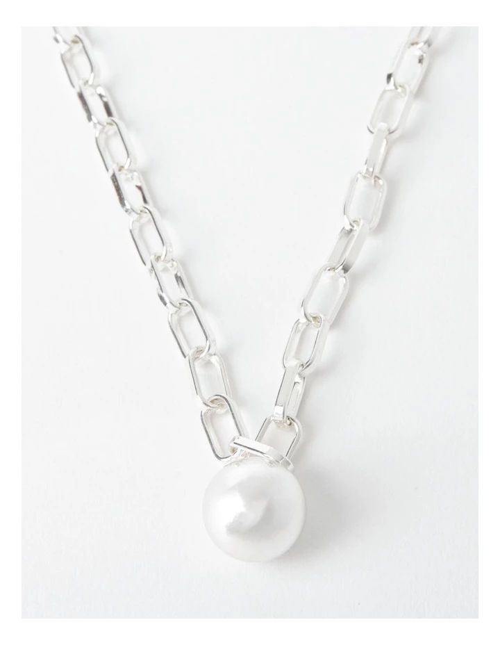 Piper Silver Ball Charm Necklace 1 Piper Silver Ball Charm Necklace