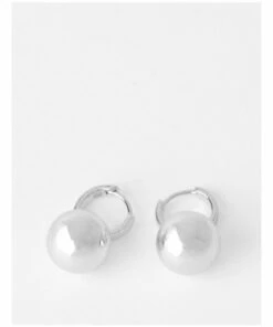 Piper Silver Ball Charm Earring