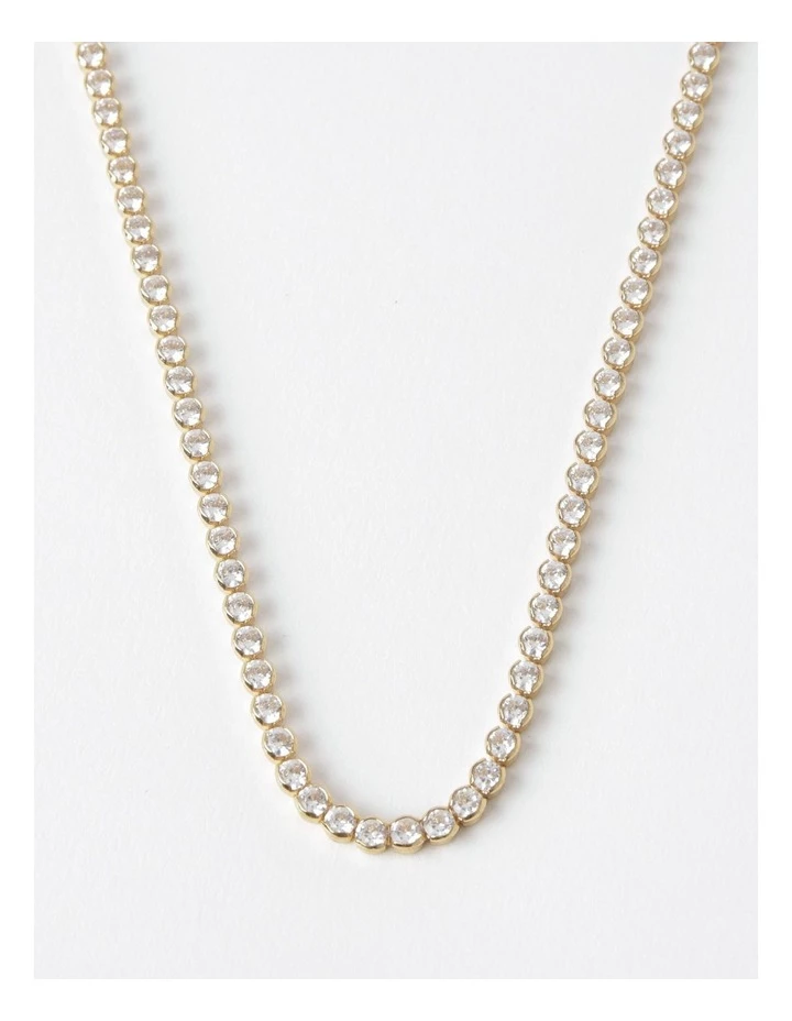 Piper Gold Tennis Necklace 1 Piper Gold Tennis Necklace